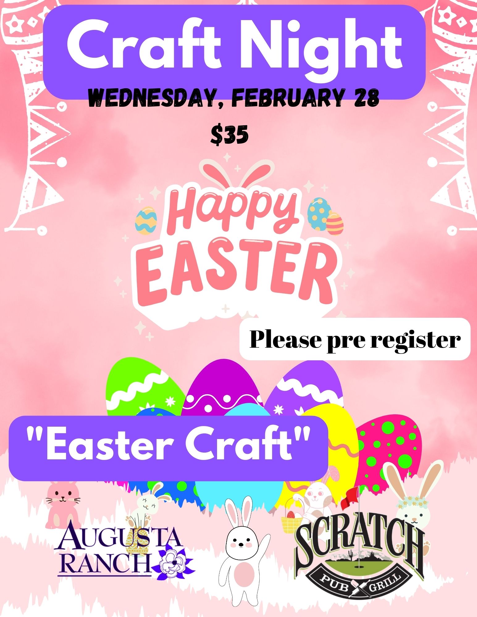 Craft Night "Easter Craft" in Mesa AZ 