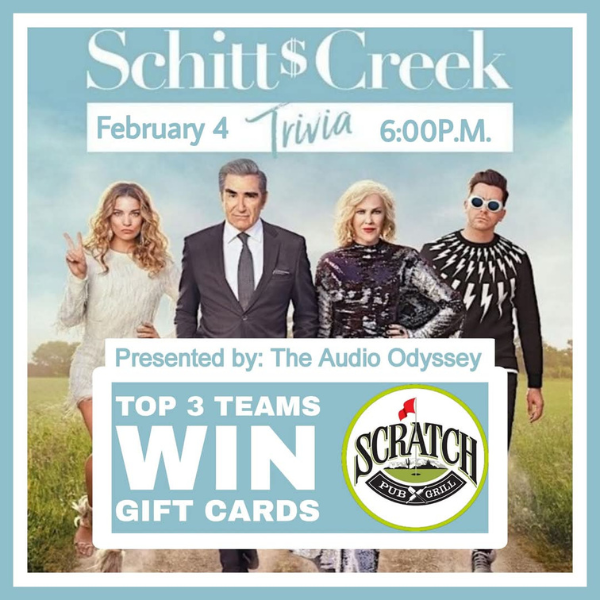 scratch schitts creek trivia feb 2025