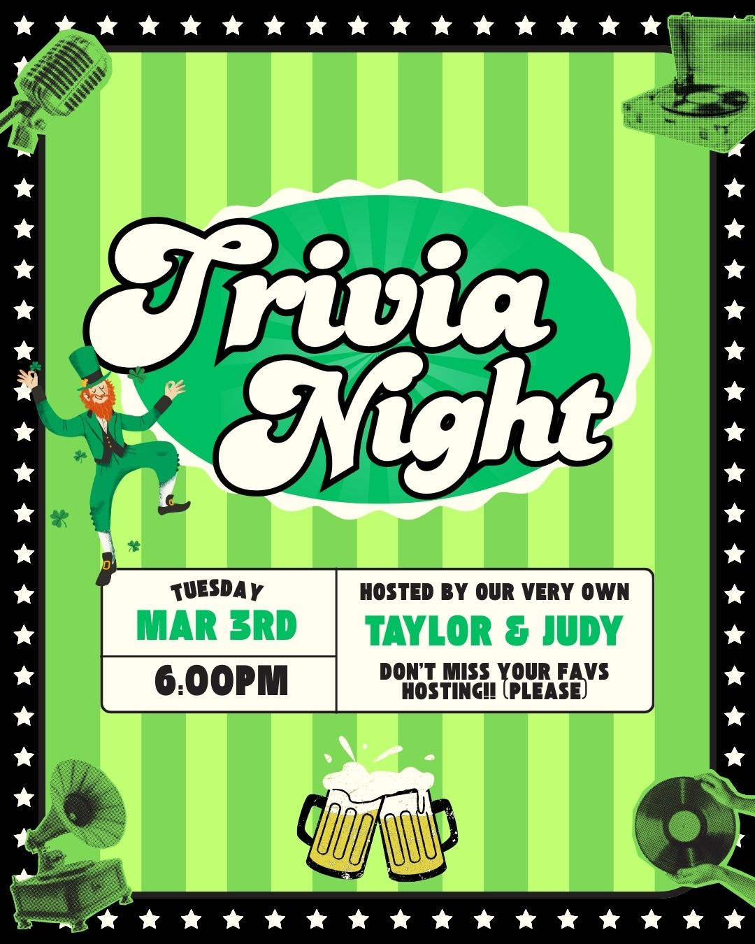 TRIVIA MARCH 3RD