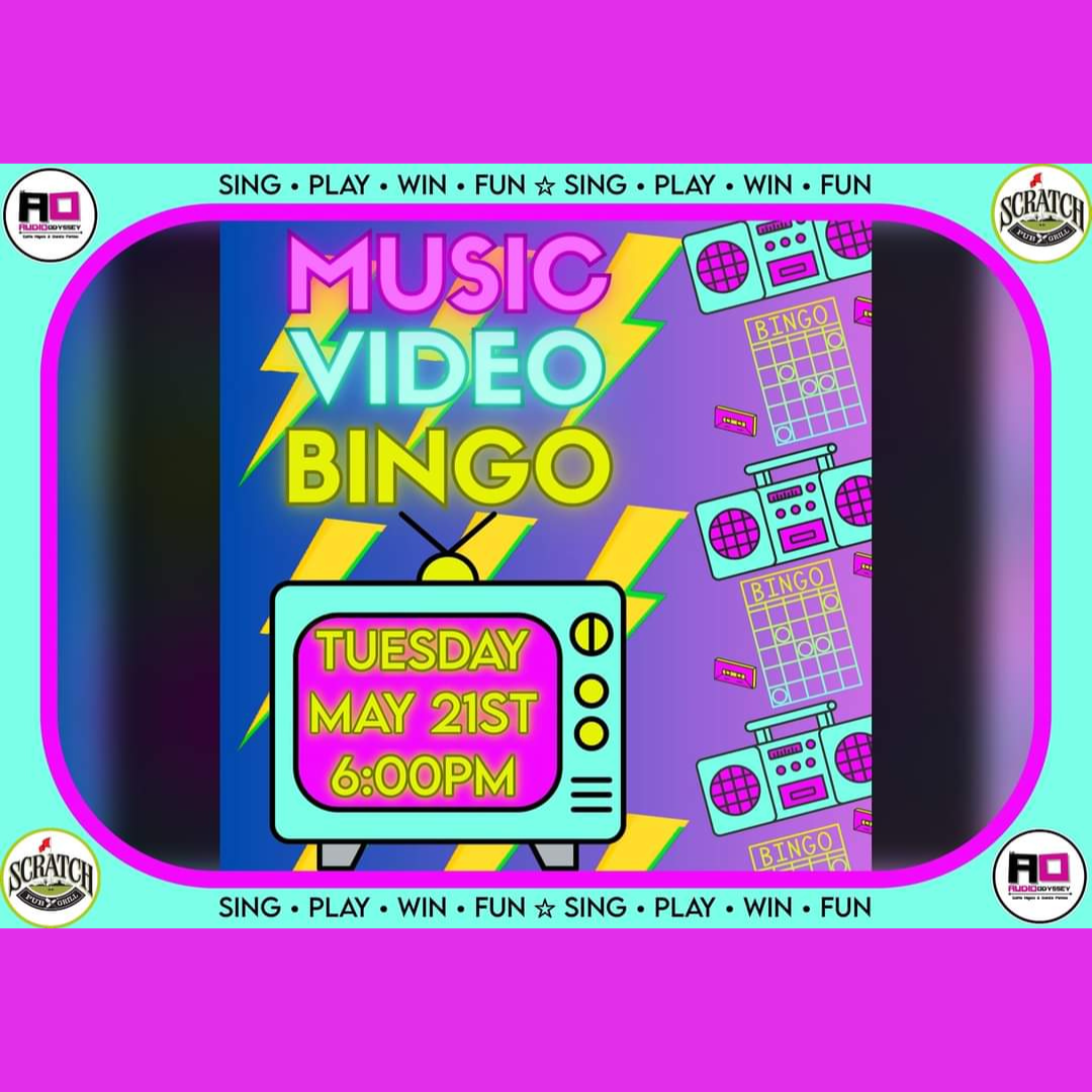 music video bingo