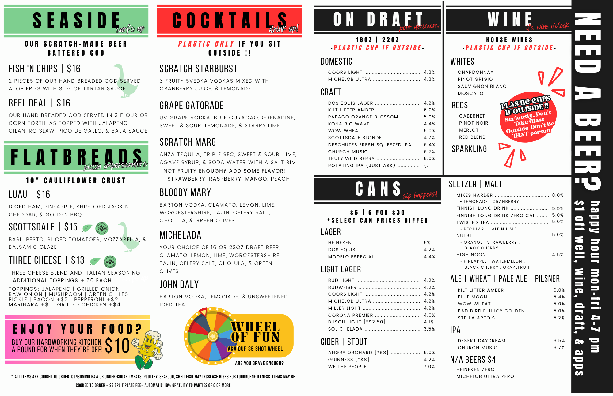 Scratch Pub Grill 2025 Menu Page 3
