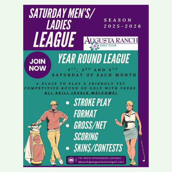 augusta ranch saturdays mens ladies league summer 2025