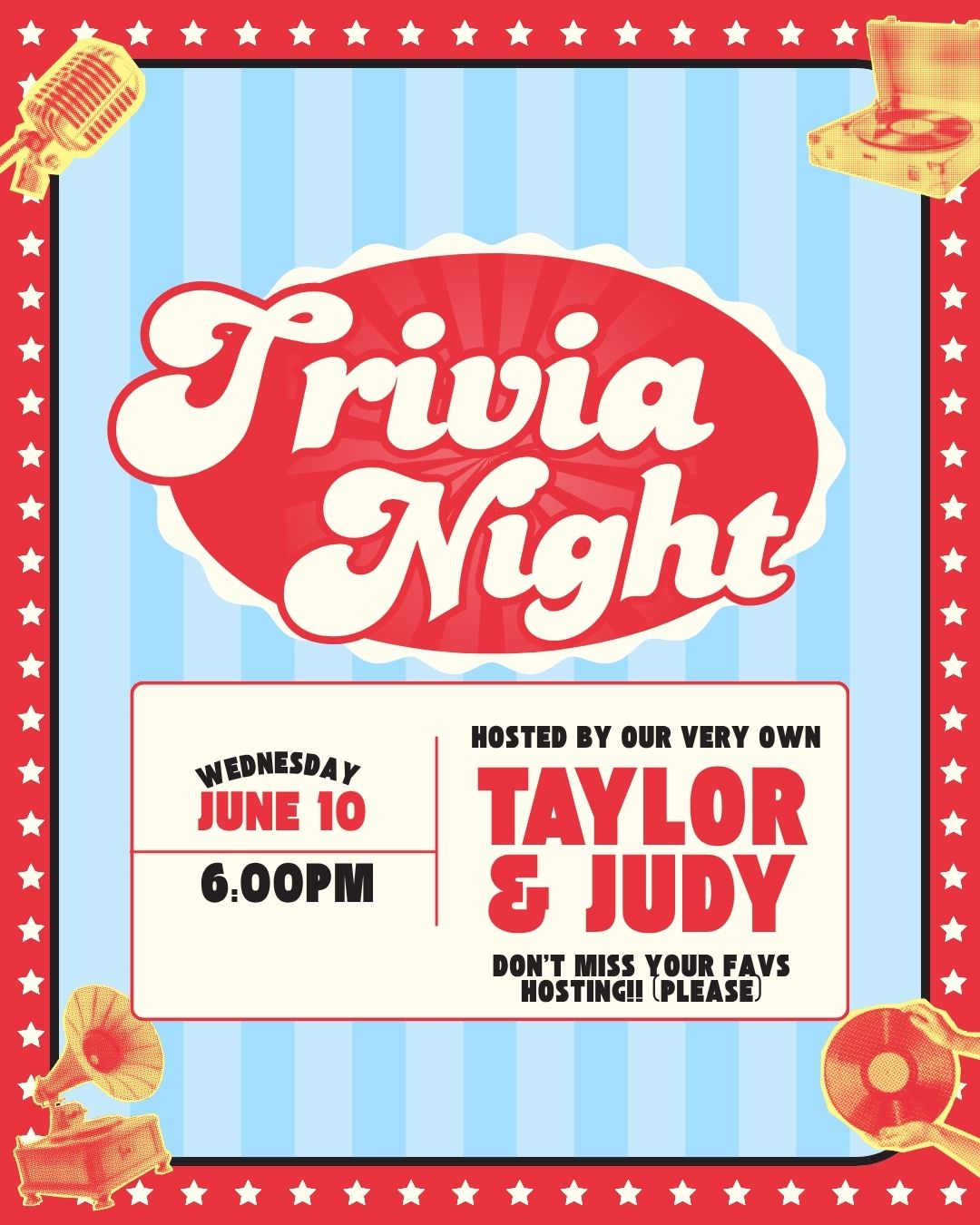 TRIVIA JUNE 1