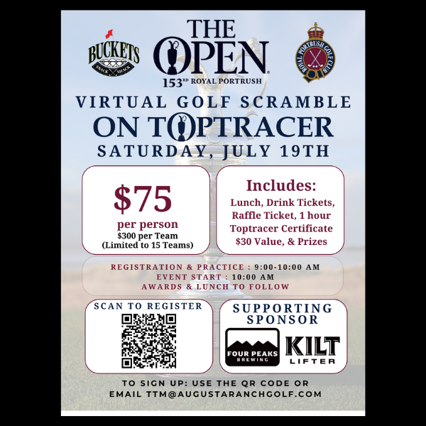 augusta ranch the open toptracer scramble july 2025